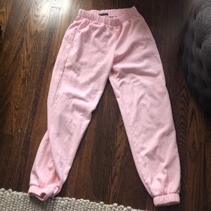 Brandy Melville pink sweatpants